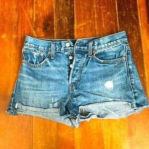 Levi’s 501 button fly shorts
